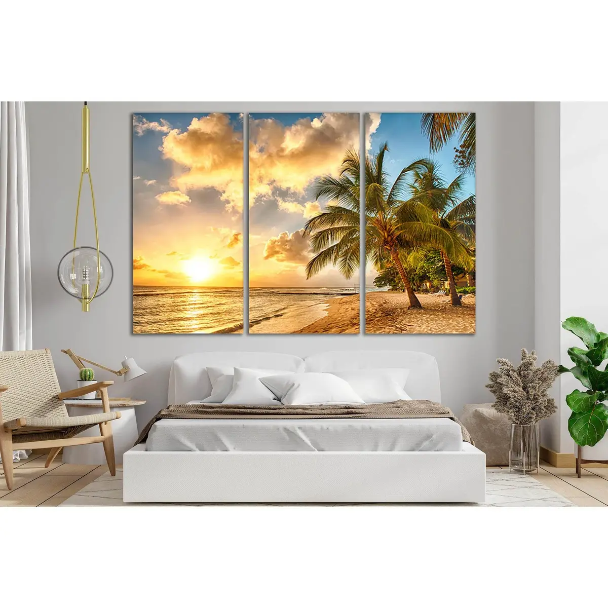 Tropics Coast Sunset №Sl231 Ready To Hang Canvas Print 5