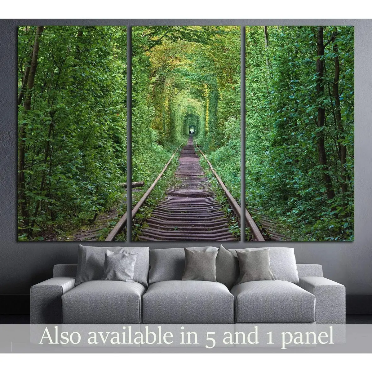 'Tunnel Of Love' In Ukraine №3219 Ready To Hang Canvas Print 5