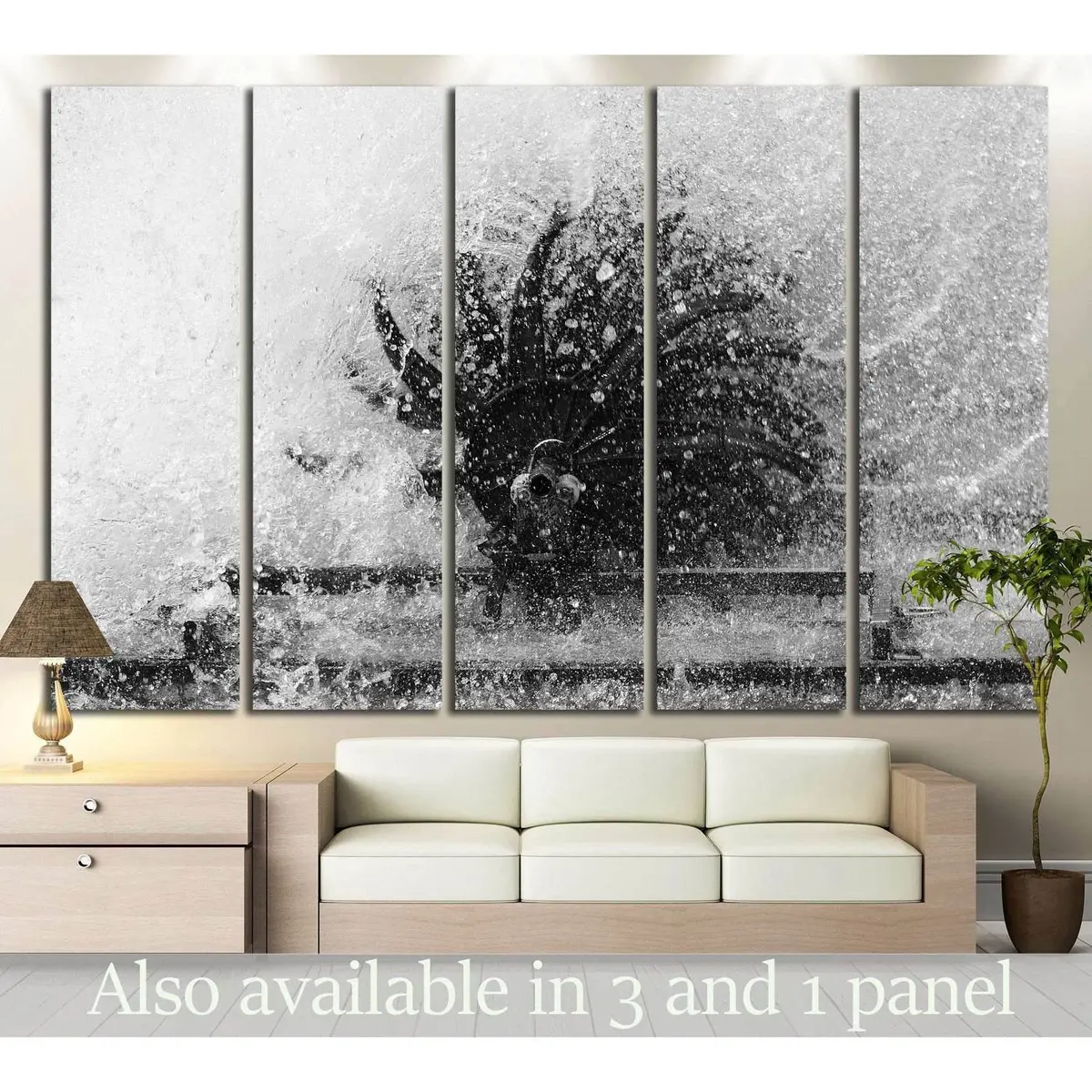 Turbine No. 172 Premium Canvas Wall Art – Ready-to-Hang Print
