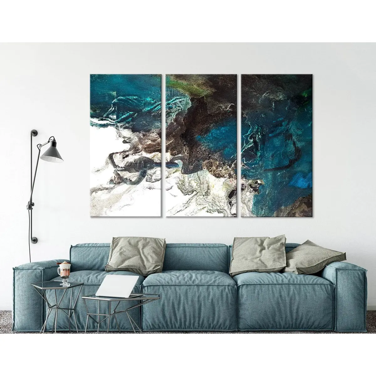 Turtle On The Sea Coast Abstract №04267 Ready To Hang Canvas Print 5