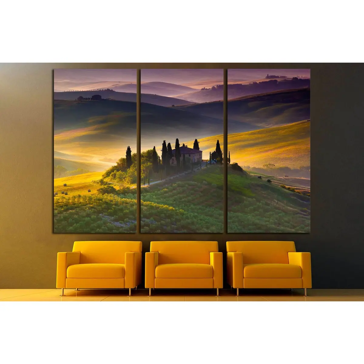 Tuscany, Landscape. Italy №2609 Ready To Hang Canvas Print 5