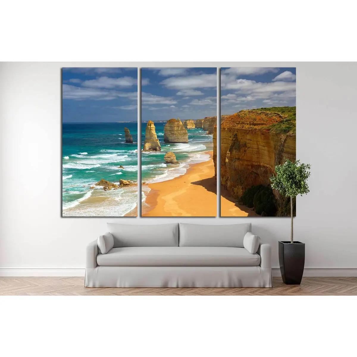 Twelve Apostles, Australia №840 Ready To Hang Canvas Print 5