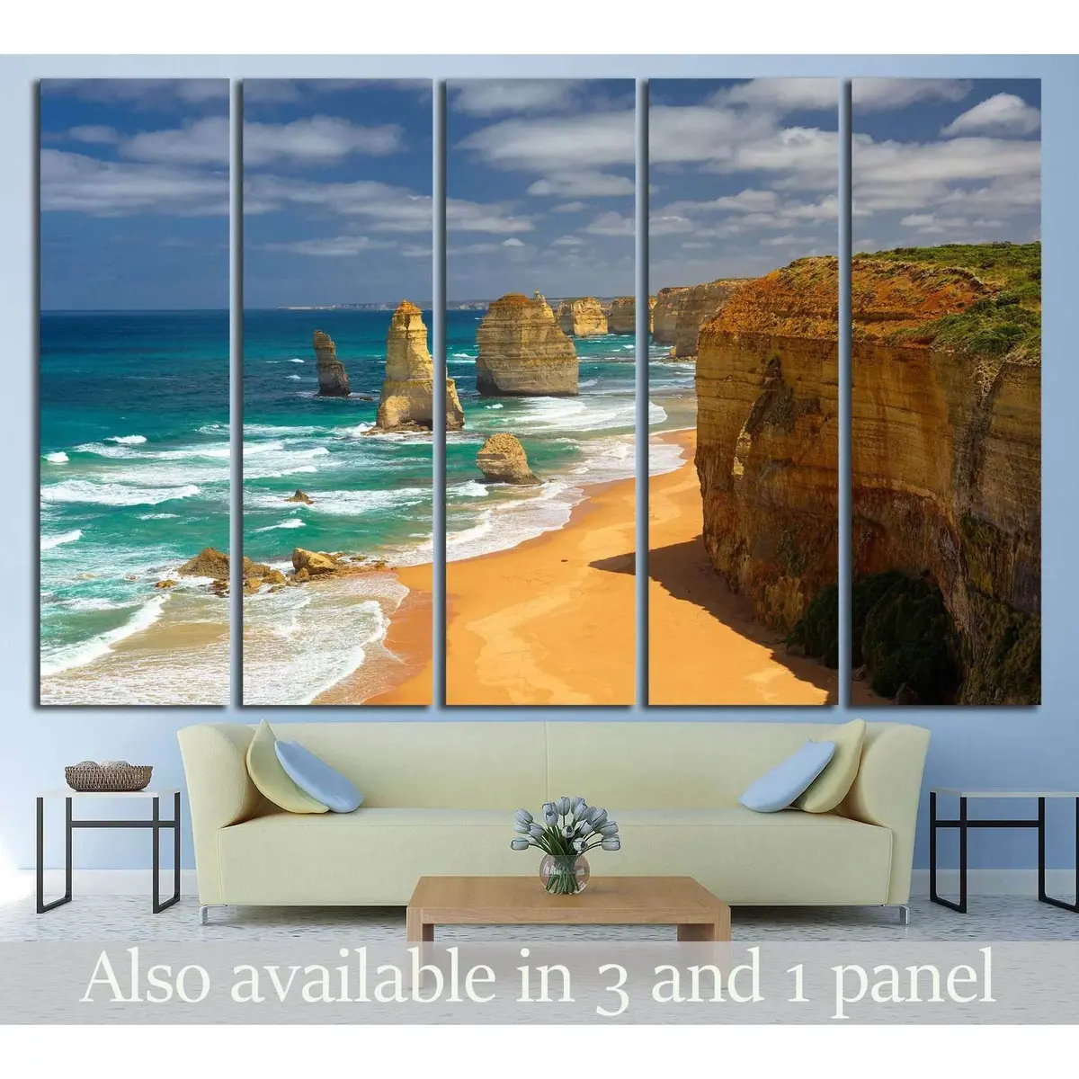 Twelve Apostles Australia #840 Premium Canvas Wall Art Print