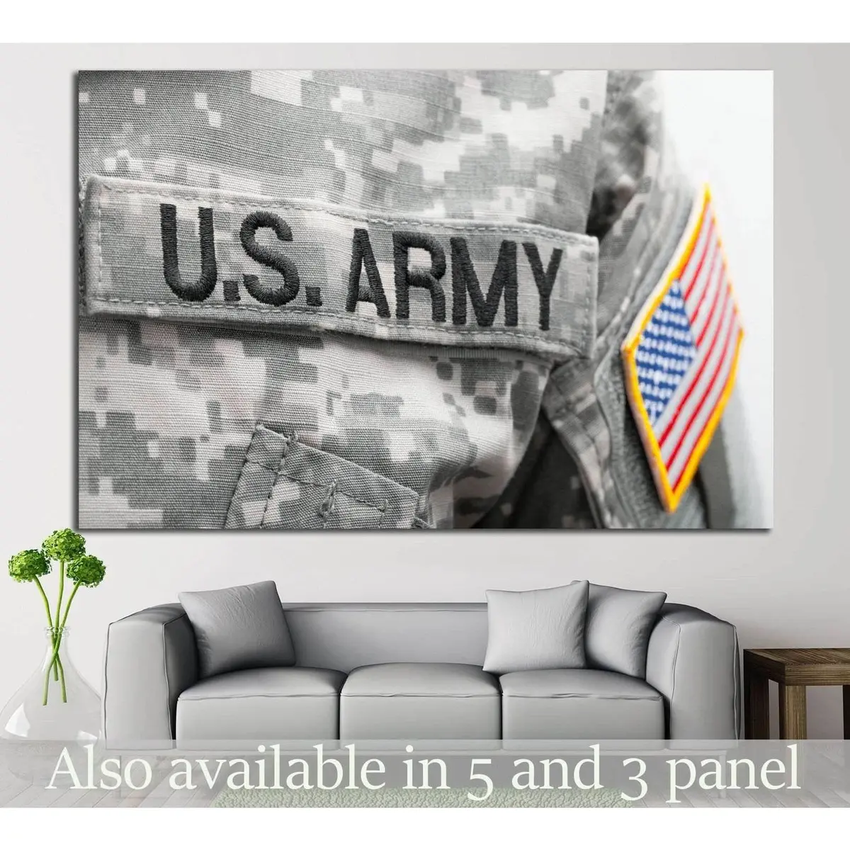 U.S. Army №714 Ready To Hang Canvas Print 1