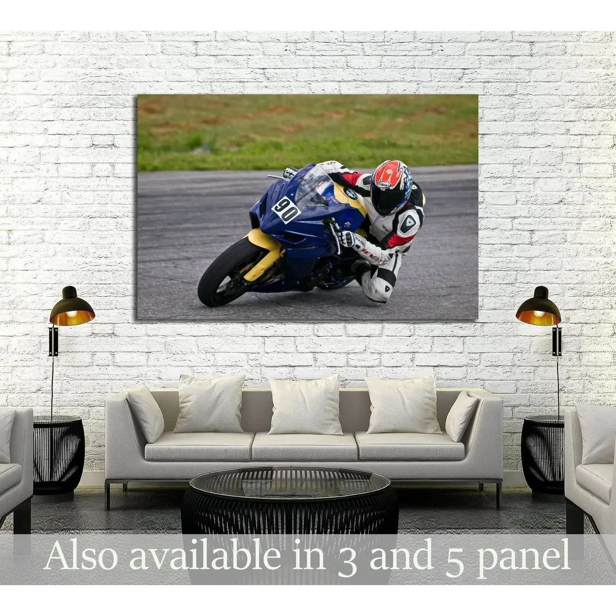 Ukrainian Superstock Championship On Chaika Motordrome №2470 Ready To Hang Canvas Print 1