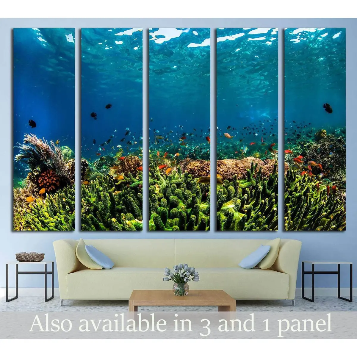 Underwater Fauna #515 Canvas Wall Art – Pre-Strung & Ready to Hang