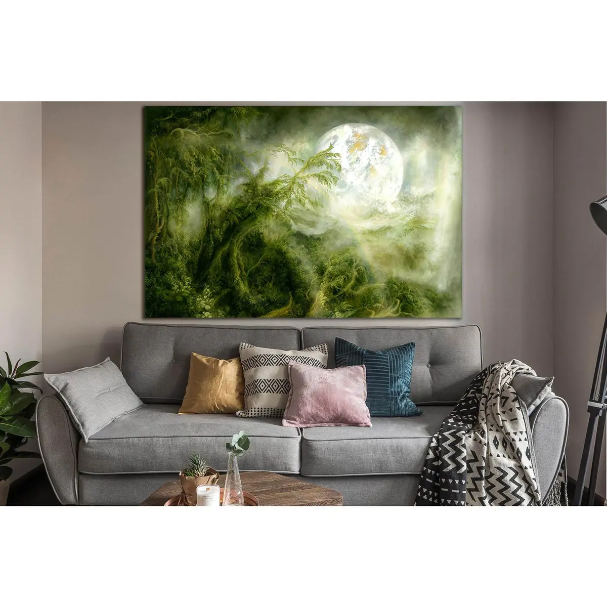 Unearthly Nature Planet View №Sl967 Ready To Hang Canvas Print 2