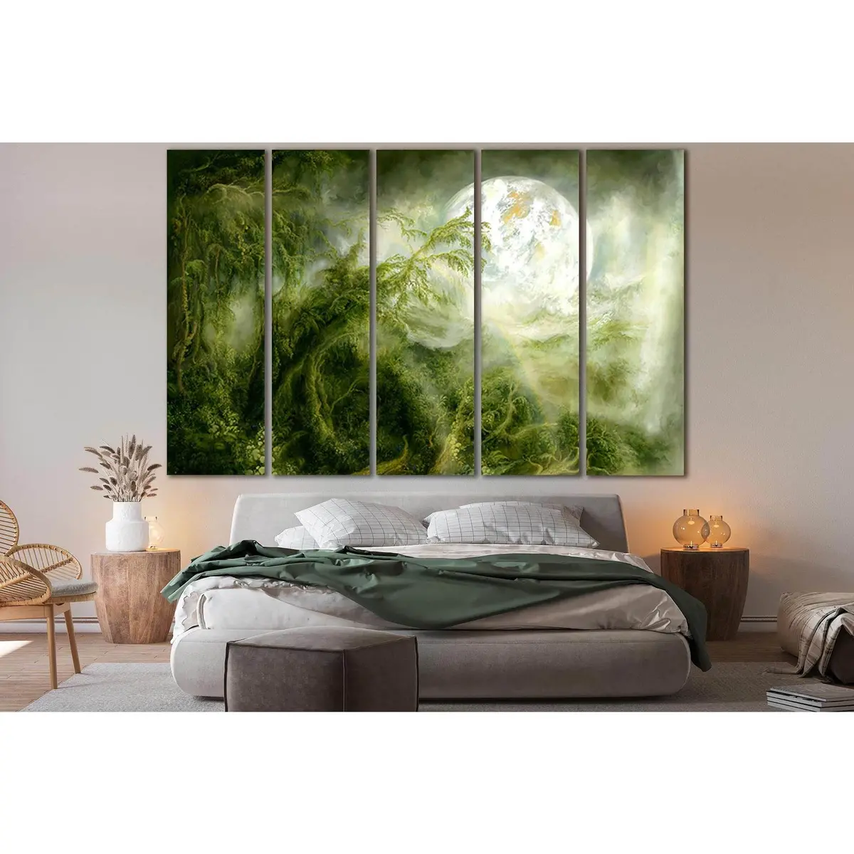 Cosmic Nature Planet Art №SL967 – Premium Ready-to-Hang Canvas Wall Decor