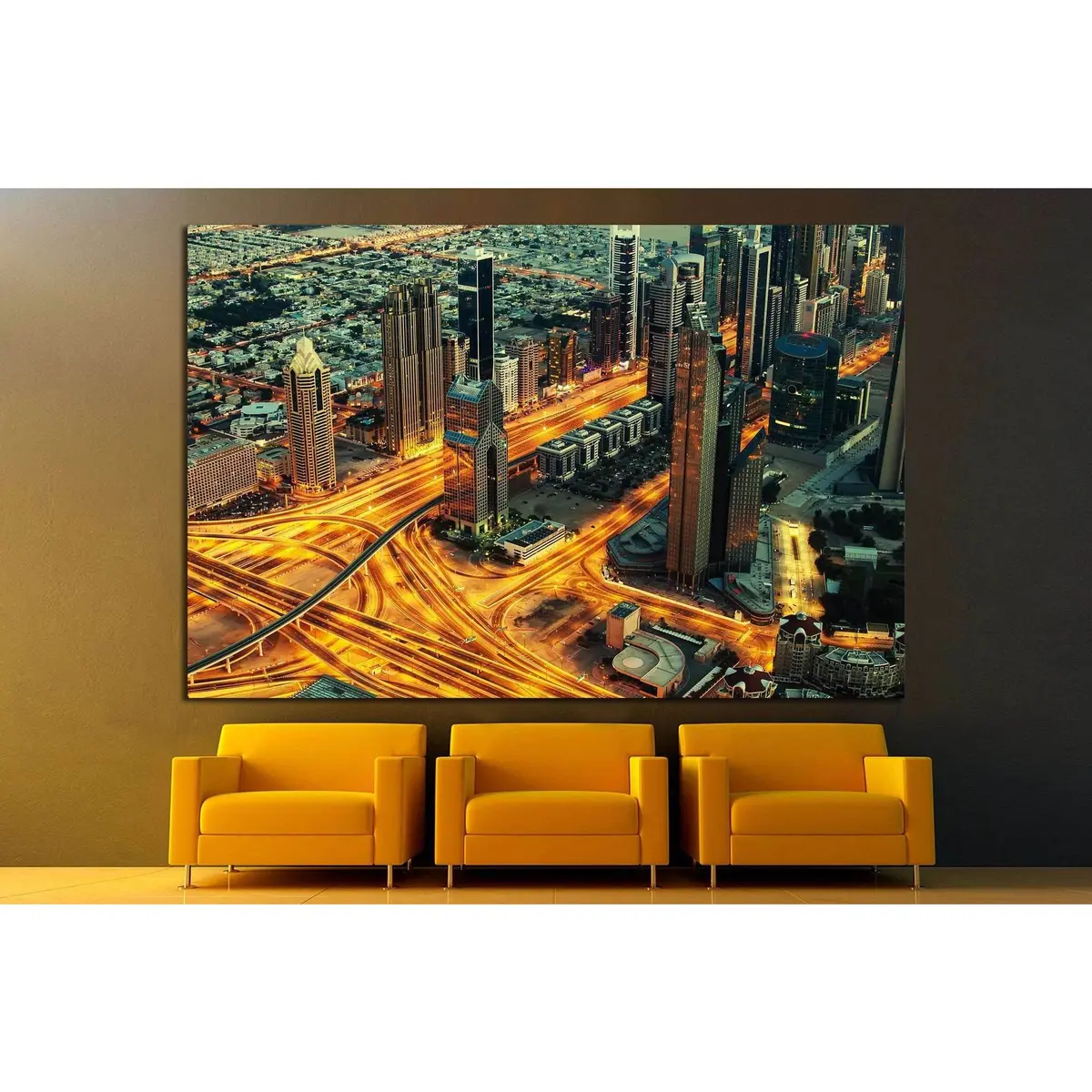 United Arab Emirates, Uae №857 Ready To Hang Canvas Print 3