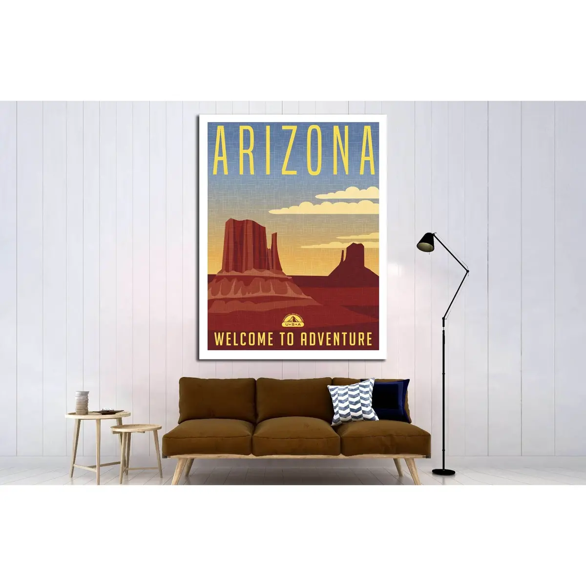 United States, Arizona №4576 Ready To Hang Canvas Print 2
