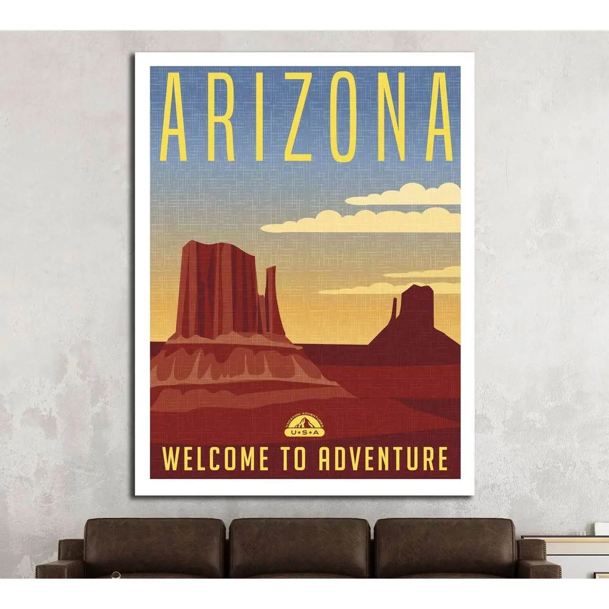 United States, Arizona №4576 Ready To Hang Canvas Print 1