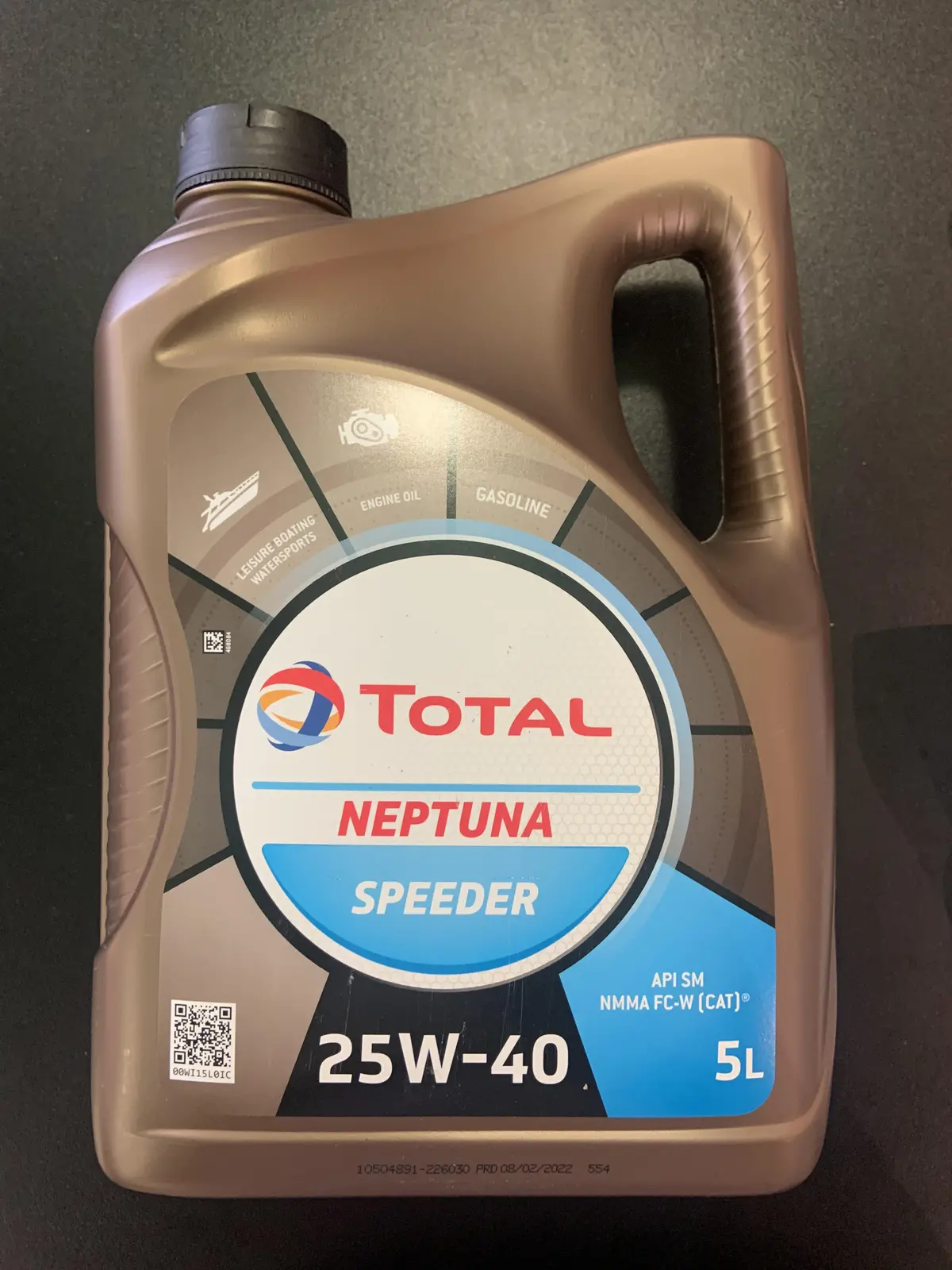 Total Neptuna Speeder 4-Stroke Inboard Oil 25W-40 1