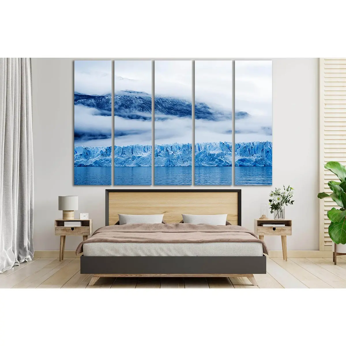 Uppsala Glacier No. SL1324 Premium Canvas Wall Art - Image 3