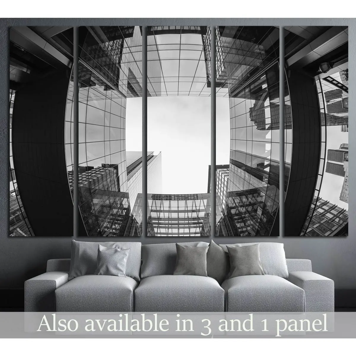 Uptown Charlotte Cityscape Canvas Wall Art – Ready-to-Hang Print #1043