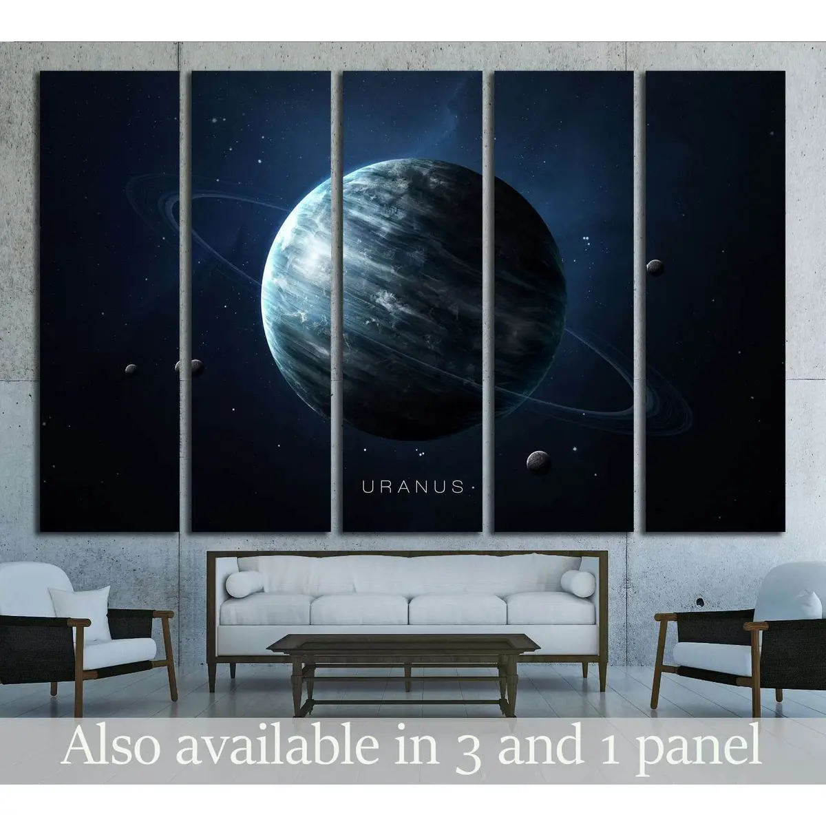 Stunning High-Resolution 3D Visualization of Uranus – Part of Our Solar System Collection, #2443