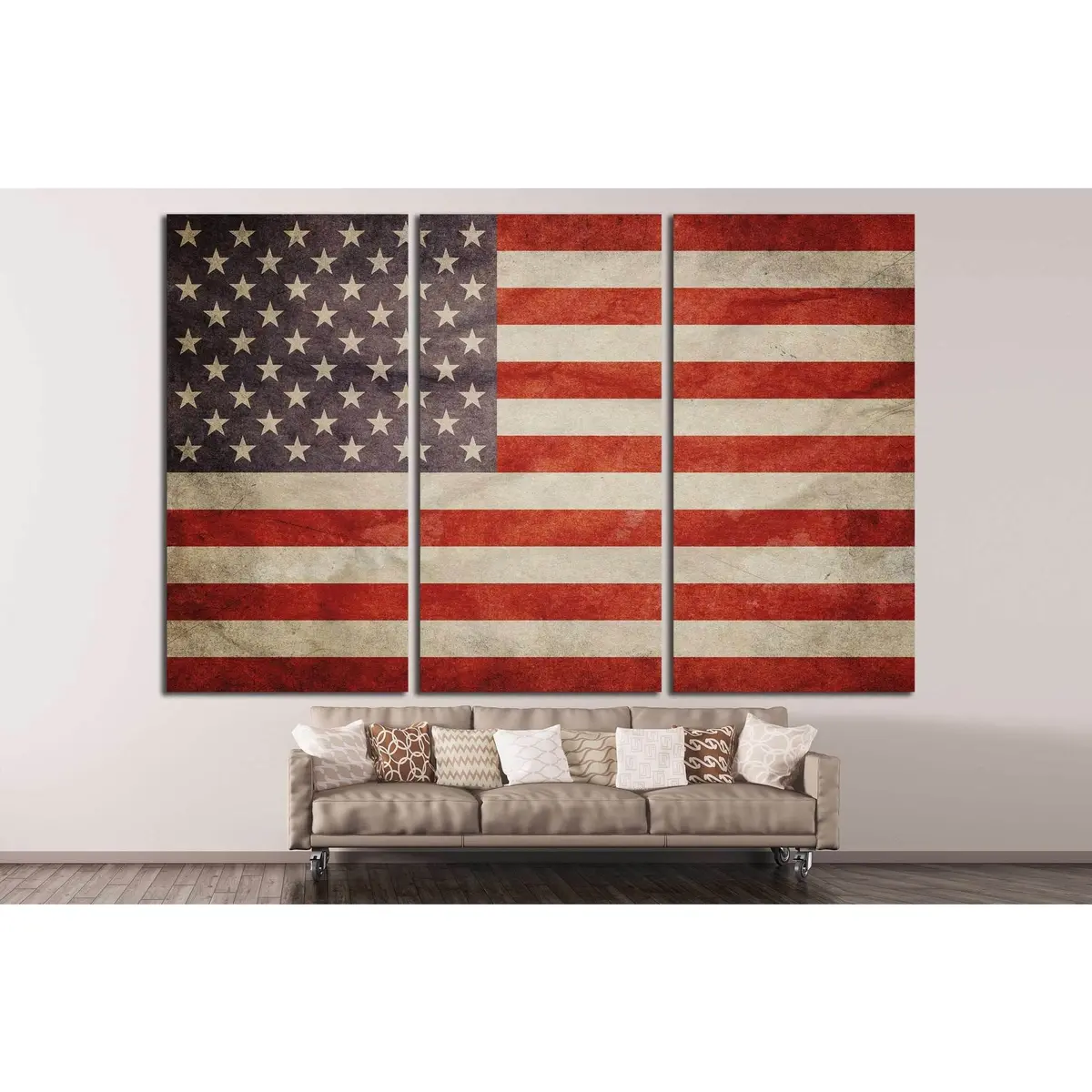 Usa Flag №672 Ready To Hang Canvas Print 5