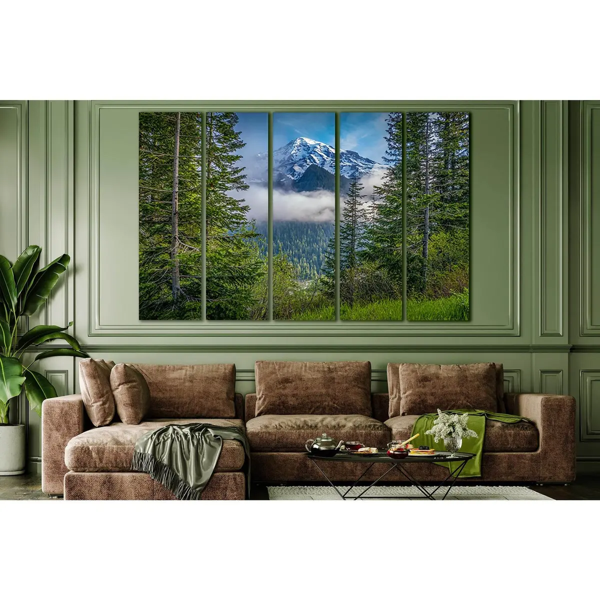 Mount Rainier National Park Canvas Wall Art – Ready-to-Hang Print SL1076 - Image 3