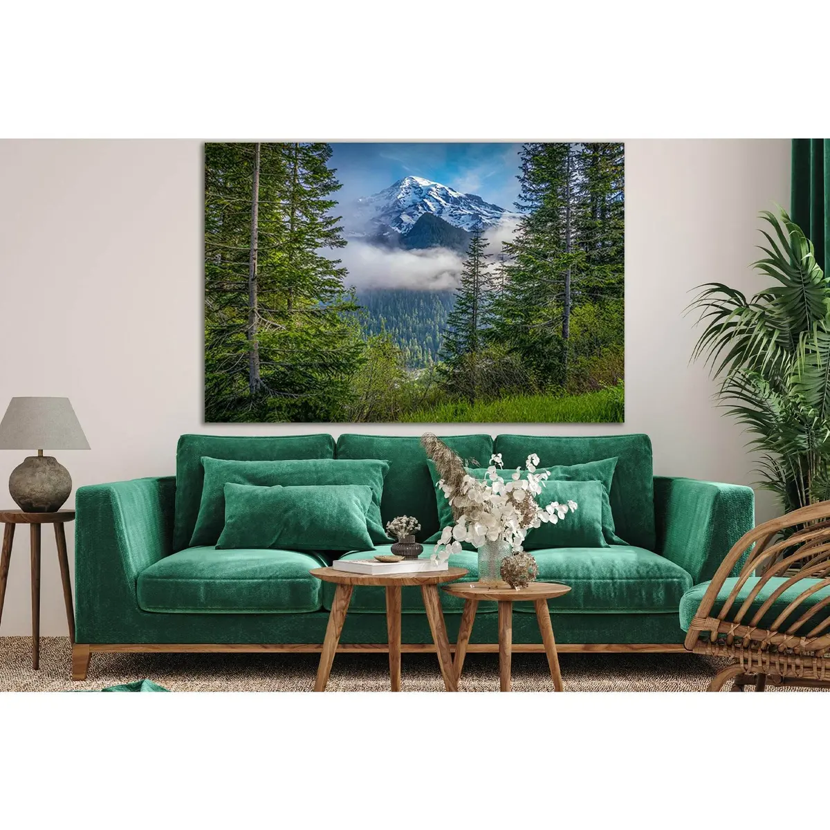 Usa Mount Rainier National Park №Sl1076 Ready To Hang Canvas Print 2