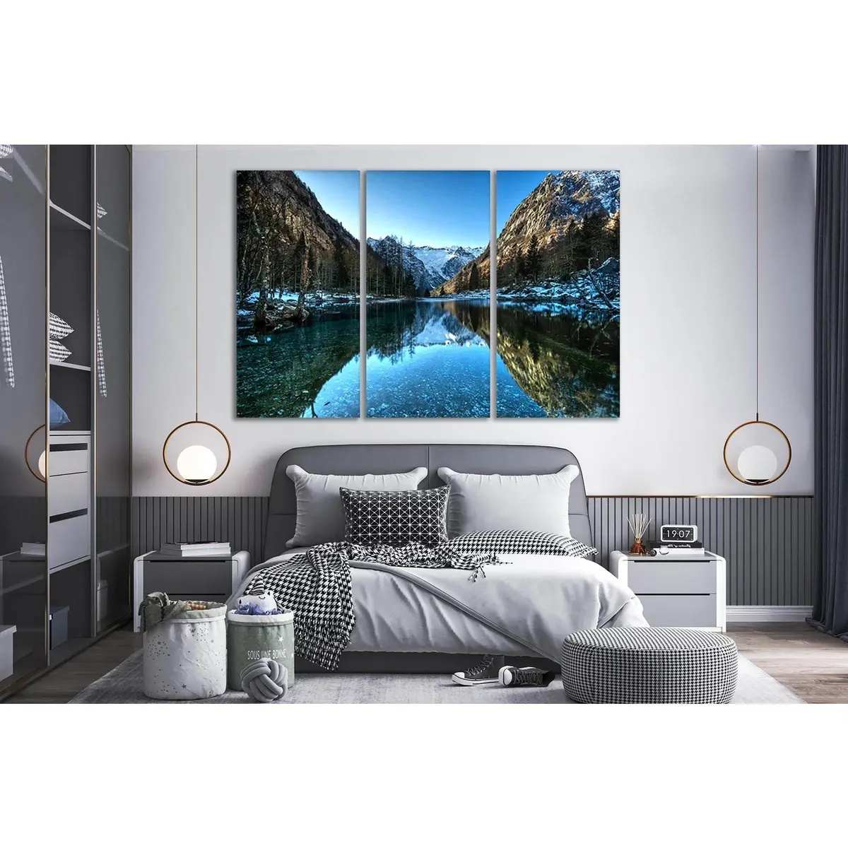 Val Di Mello In Lombardy №Sl23 Ready To Hang Canvas Print 5
