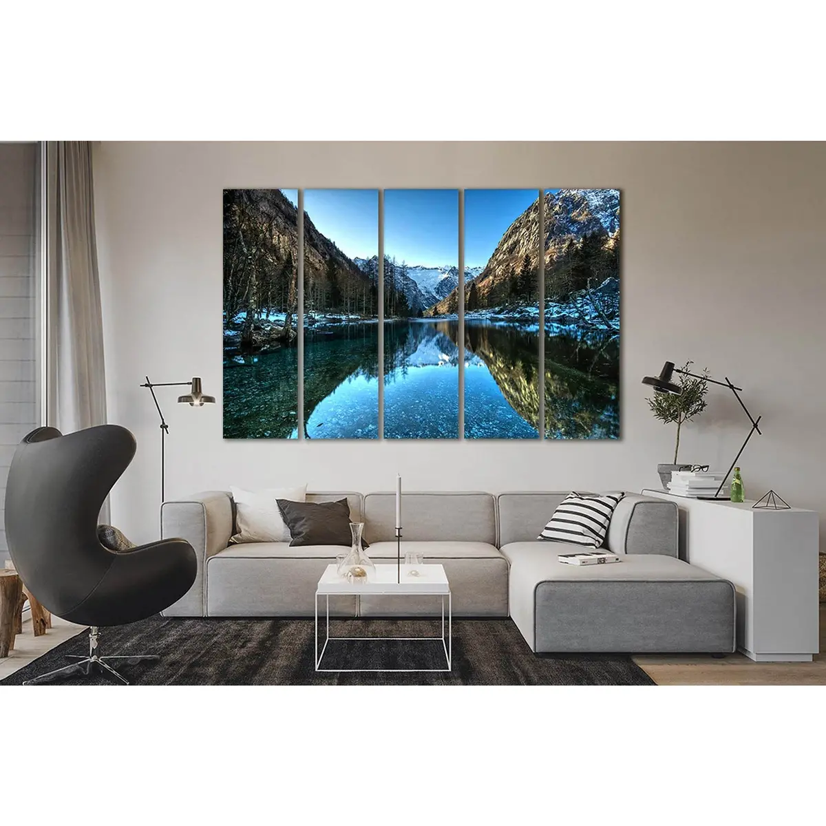 Val di Mello Landscape Canvas Wall Art – Ready-to-Hang Print from Lombardy, Italy