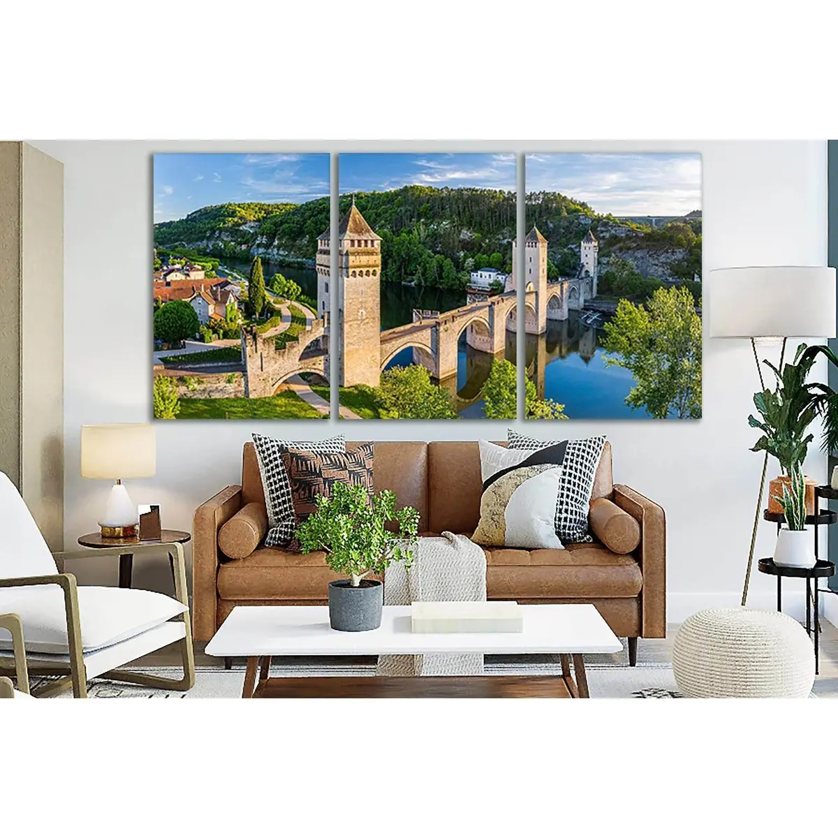Valantrez Bridge France №Sl1104 Ready To Hang Canvas Print 5