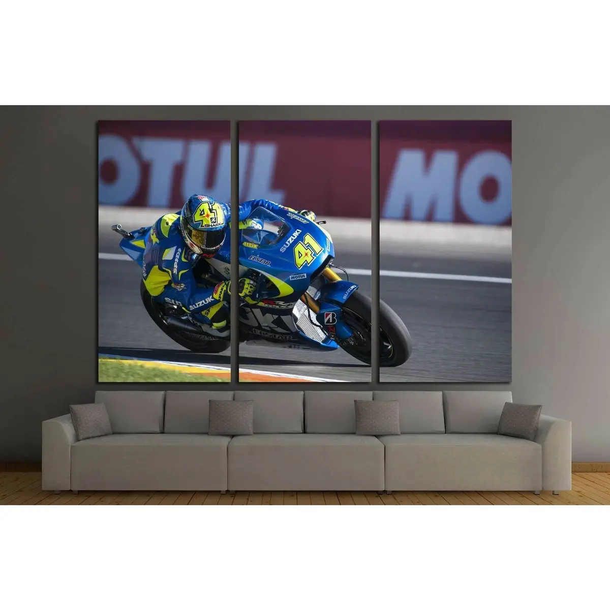 Valencia, Spain, Aleix Espargaro During Valencia Motogp №1872 Ready To Hang Canvas Print 5