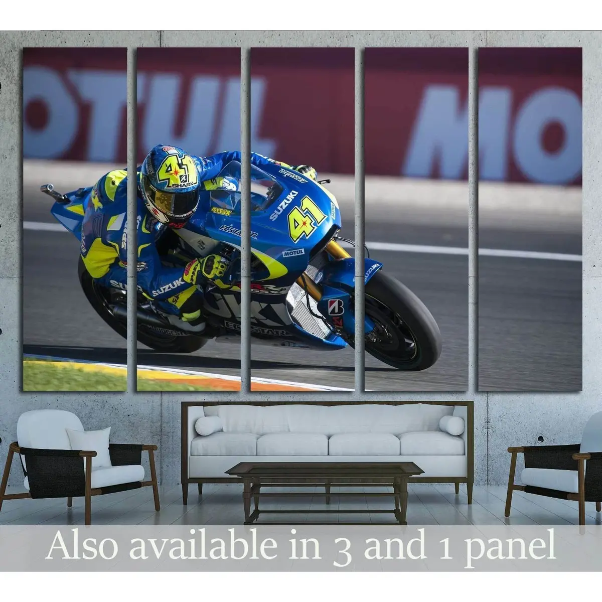 Aleix Espargaro at Valencia MotoGP – Premium Ready-to-Hang Canvas Wall Art
