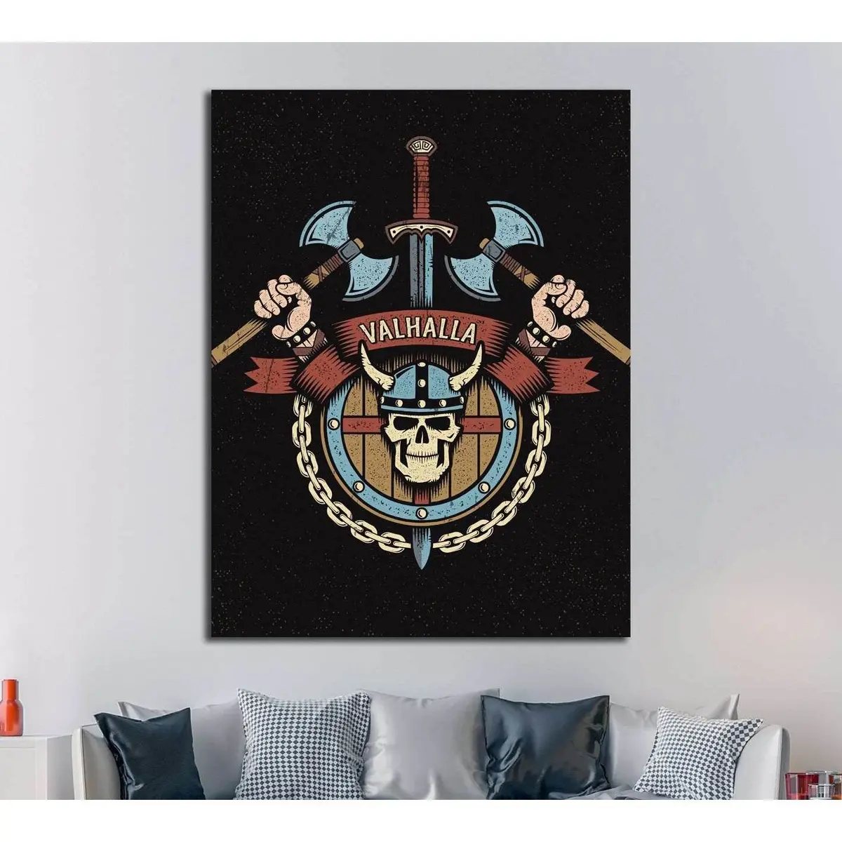 Valhalla №4583 Ready To Hang Canvas Print 1