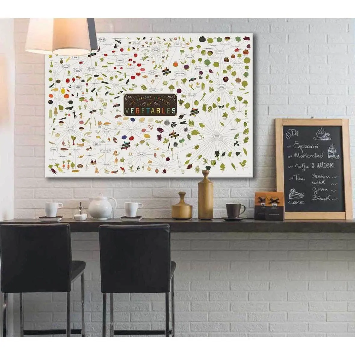 Various Varieties Of Vegetables №2029 Ready To Hang Canvas Print 1