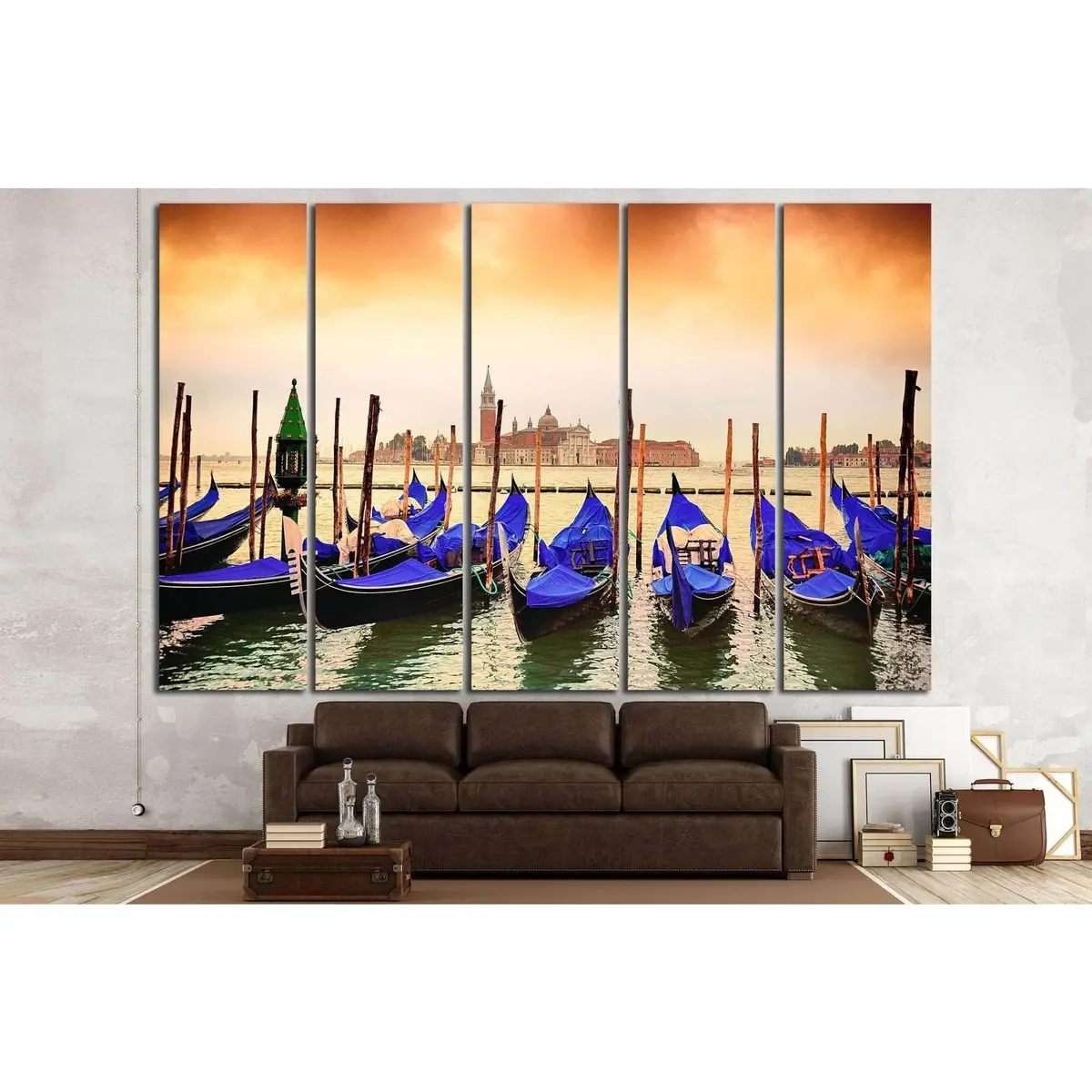 Venice, Italy No. 773 Premium Canvas Wall Art Print - Image 3