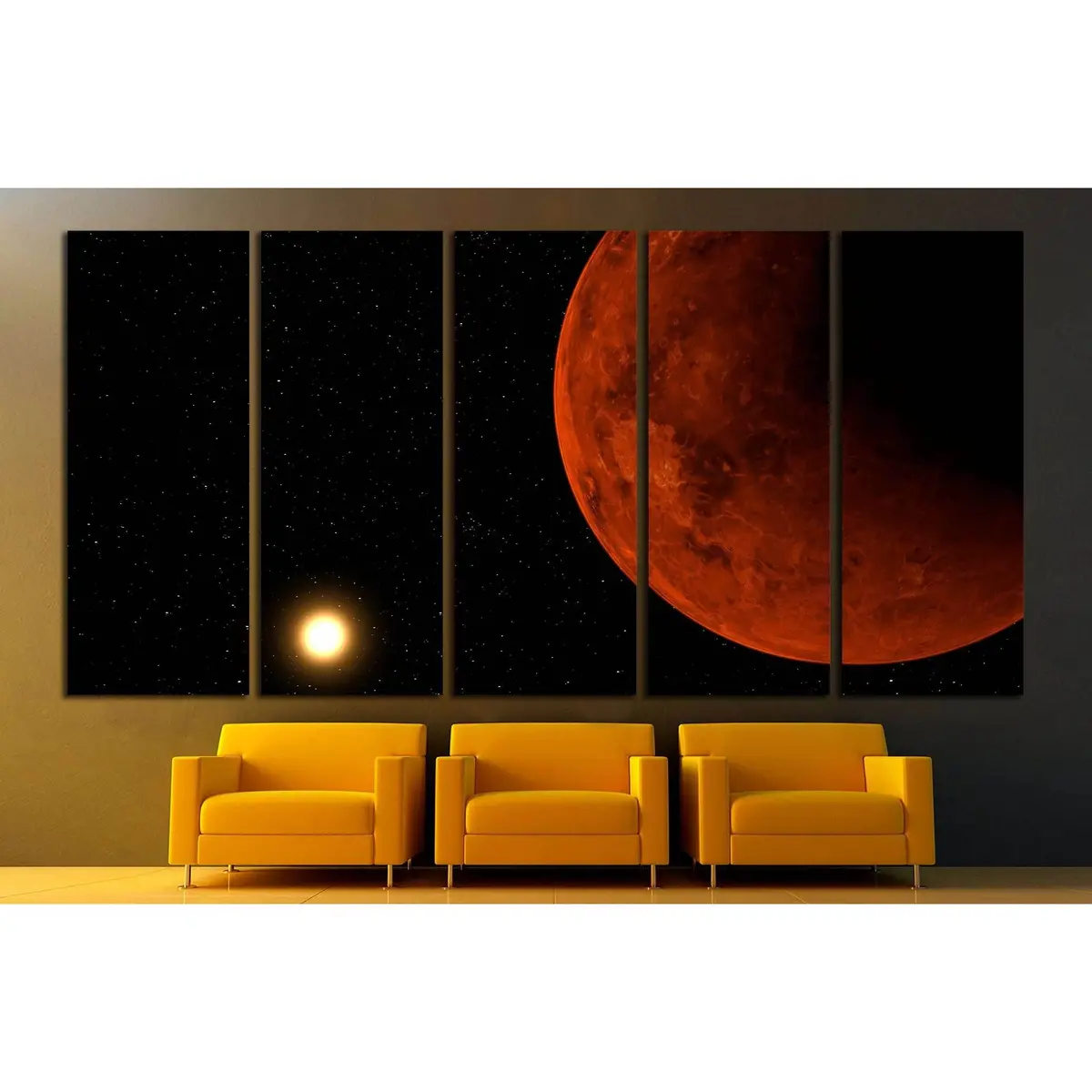 Venus Planet Wall Art – Number 2441 Canvas Print - Image 3