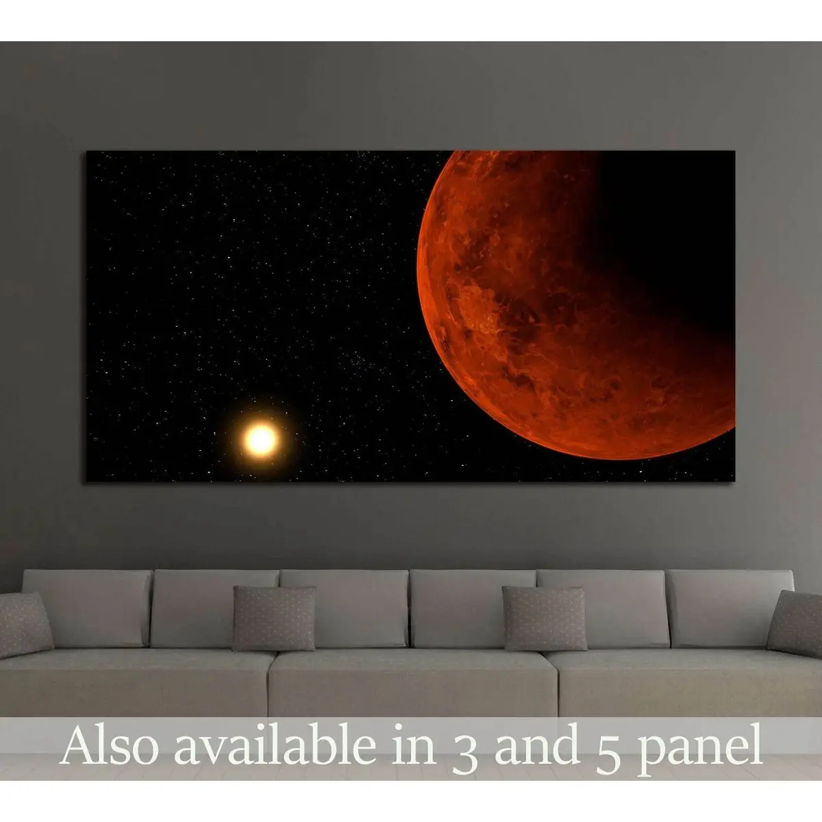 Venus Planet №2441 Ready To Hang Canvas Print 1