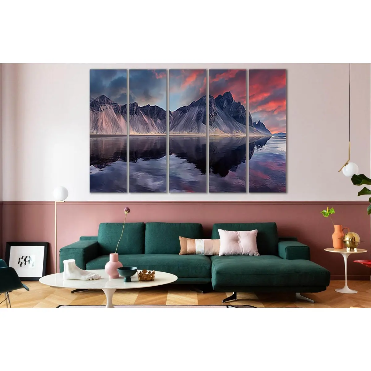 Vestrahorn Mountain Canvas Wall Art – SL11 Edition, Pre-Mounted with Hanging Hardware - Image 3