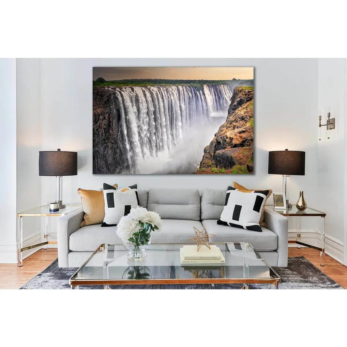 Victoria Falls №Sl442 Ready To Hang Canvas Print 1