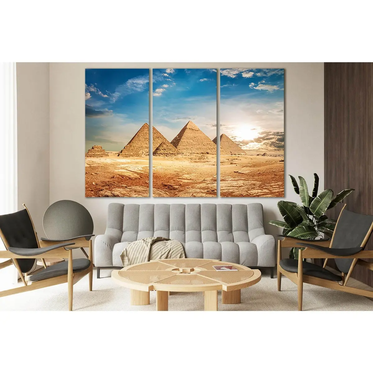 View Of The Pyramids №Sl1402 Ready To Hang Canvas Print 5