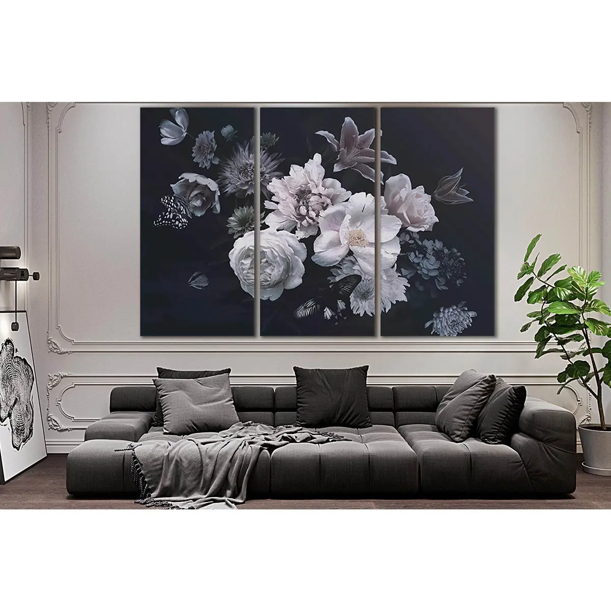 Vintage Bouquet Of Flowers №Sl673 Ready To Hang Canvas Print 5