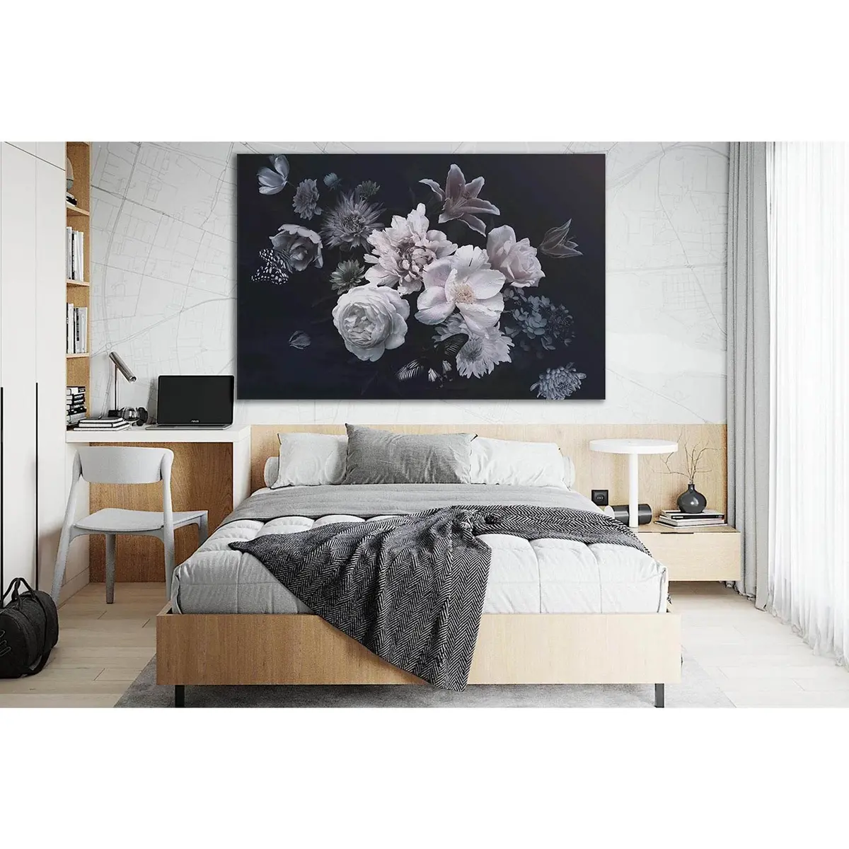 Vintage Bouquet Of Flowers №Sl673 Ready To Hang Canvas Print 2