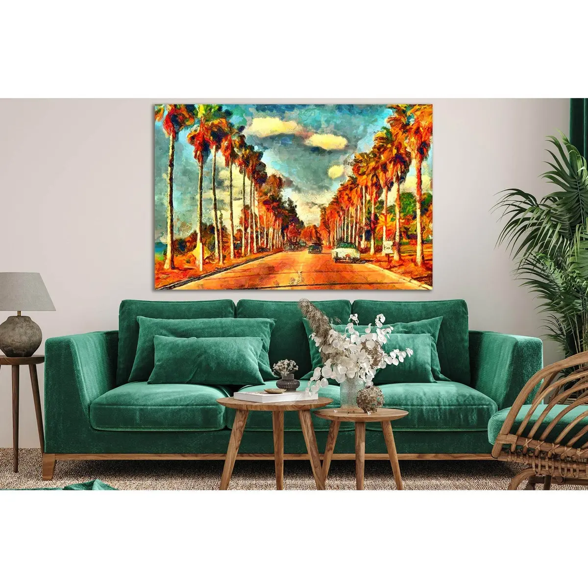 Vintage California View Oil Painting №Sl587 Ready To Hang Canvas Print 2