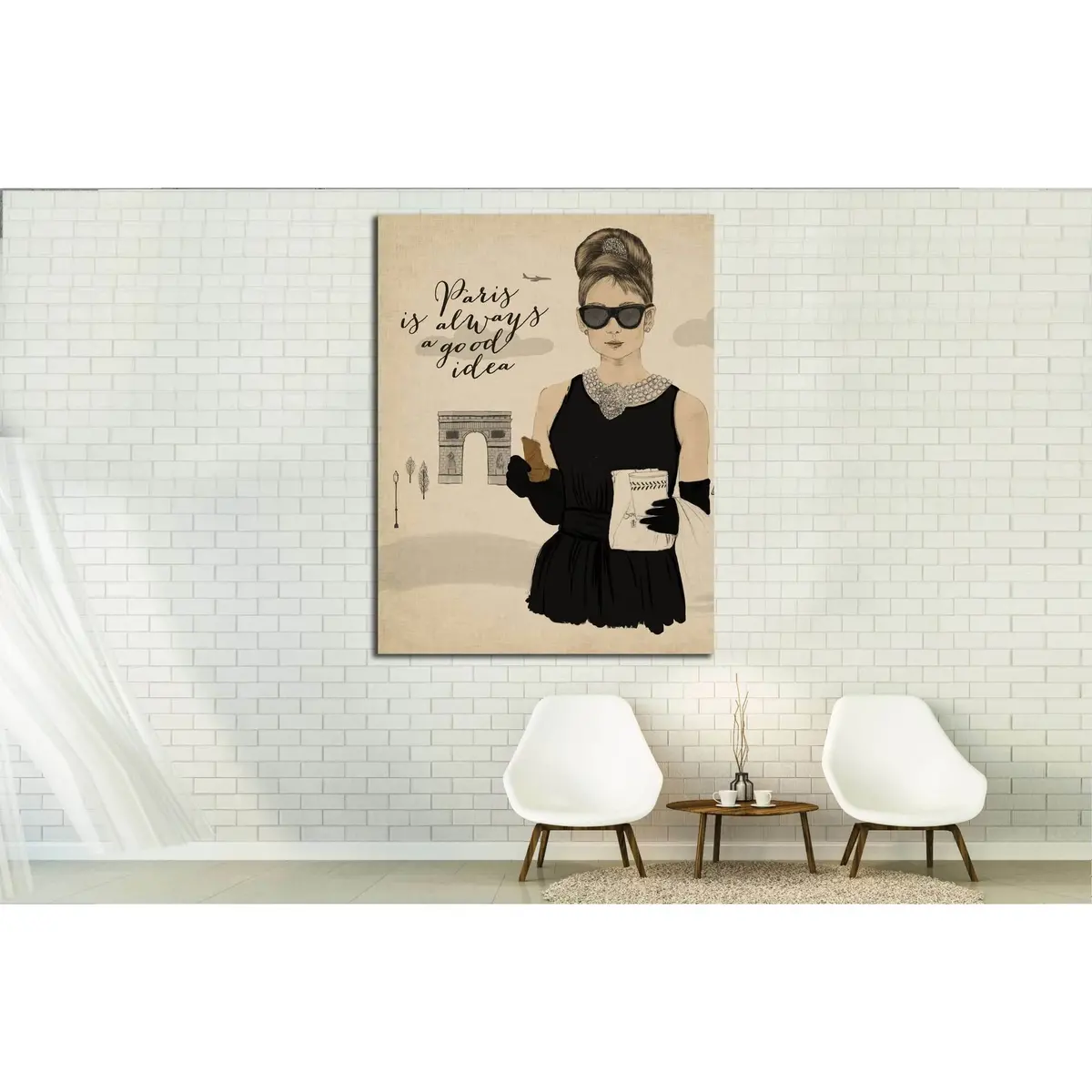 Vintage Illustration №4573 Ready To Hang Canvas Print 2