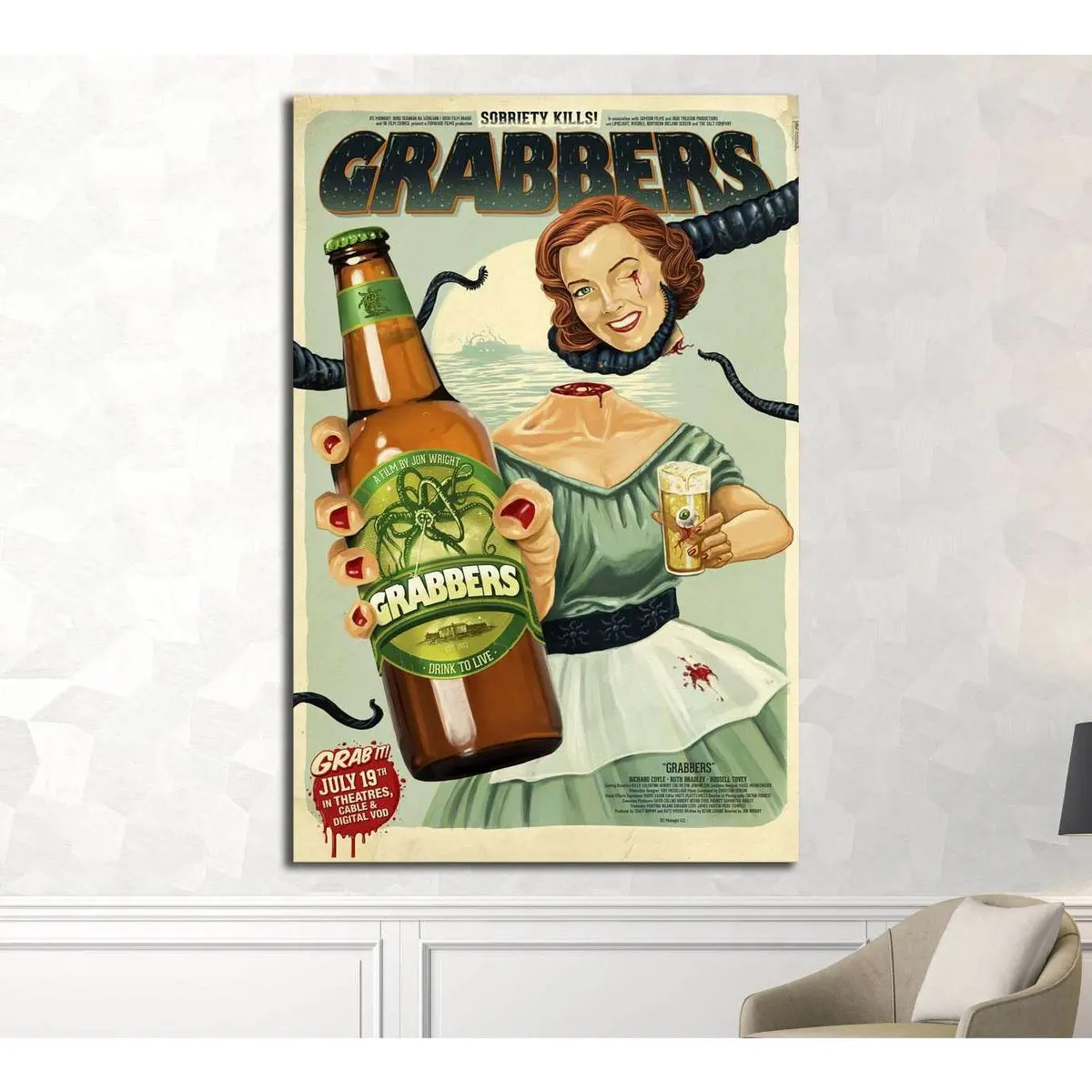 Vintage Poster №3458 Ready To Hang Canvas Print 1