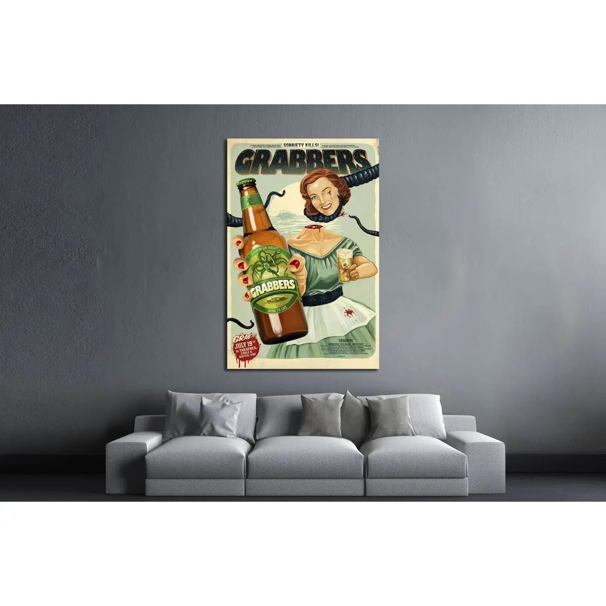 Vintage Poster №3458 Ready To Hang Canvas Print 3