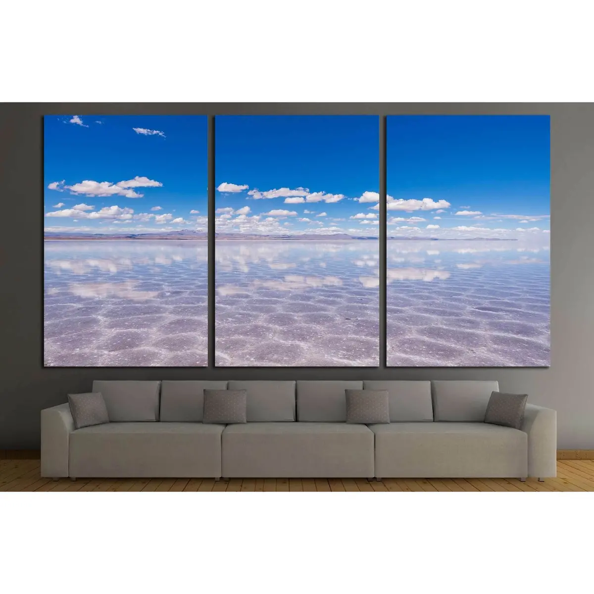 Visiting The Awesome Salt Flats Of Uyuni №1985 Ready To Hang Canvas Print 5
