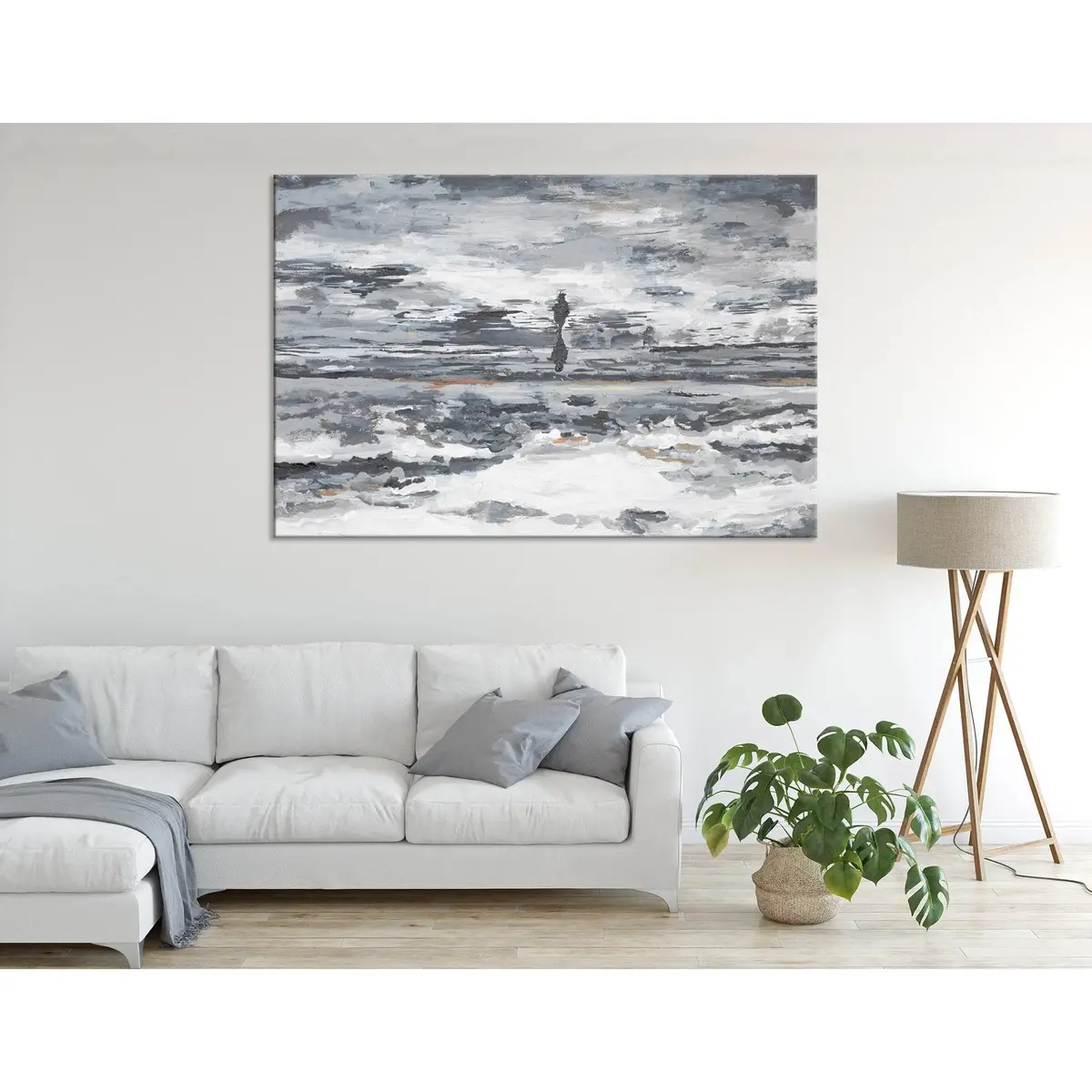 Wanderer Away Abstract №04326 Ready To Hang Canvas Print 1
