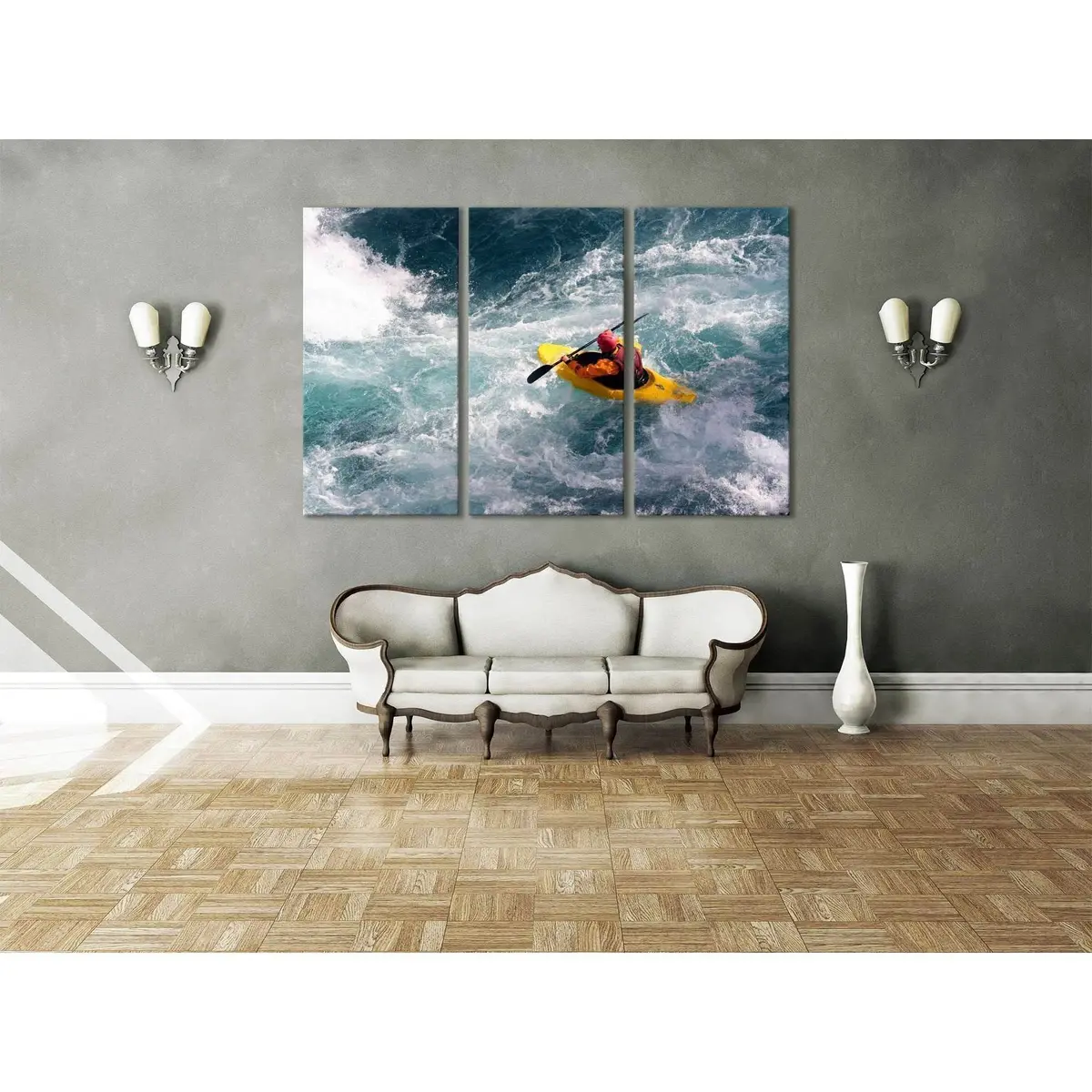 Water Sports №658 Ready To Hang Canvas Print 5
