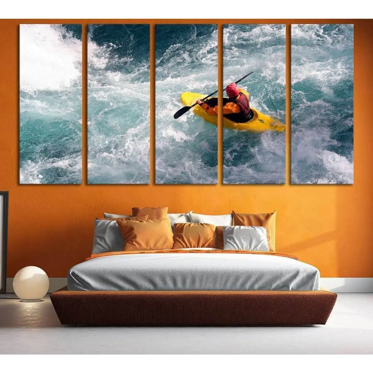Water Sports No. 658 Premium Ready-to-Hang Canvas Art