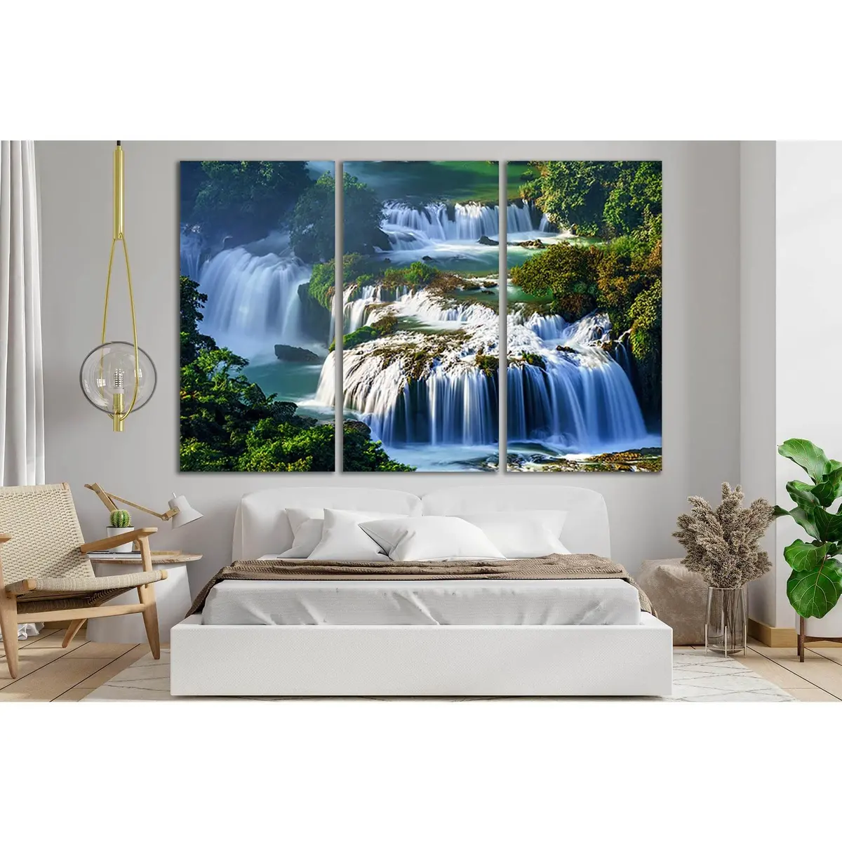 Waterfall Cao Bang Vietnam №Sl472 Ready To Hang Canvas Print 5