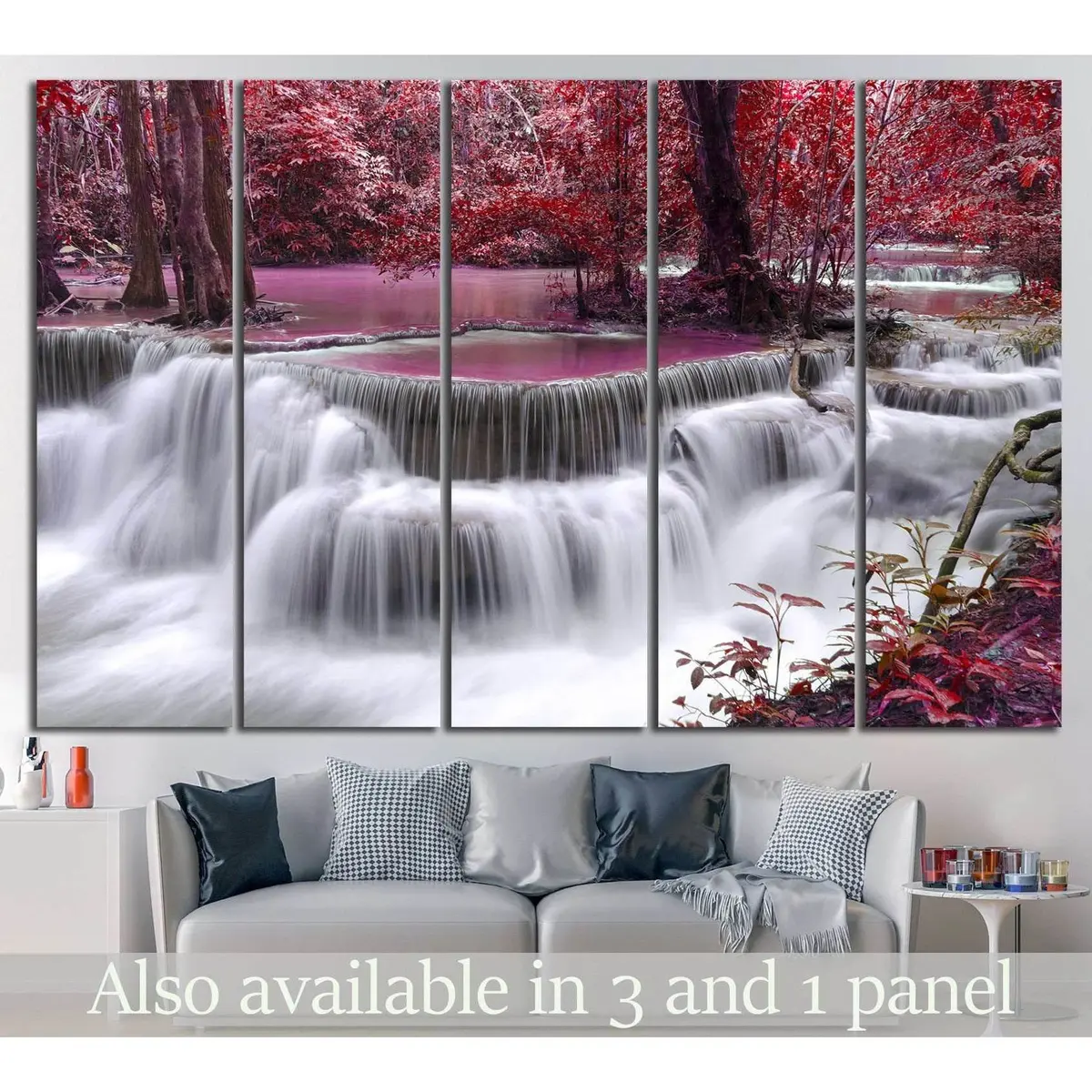Premium Thailand Waterfall Canvas Art №609 — Ready to Hang