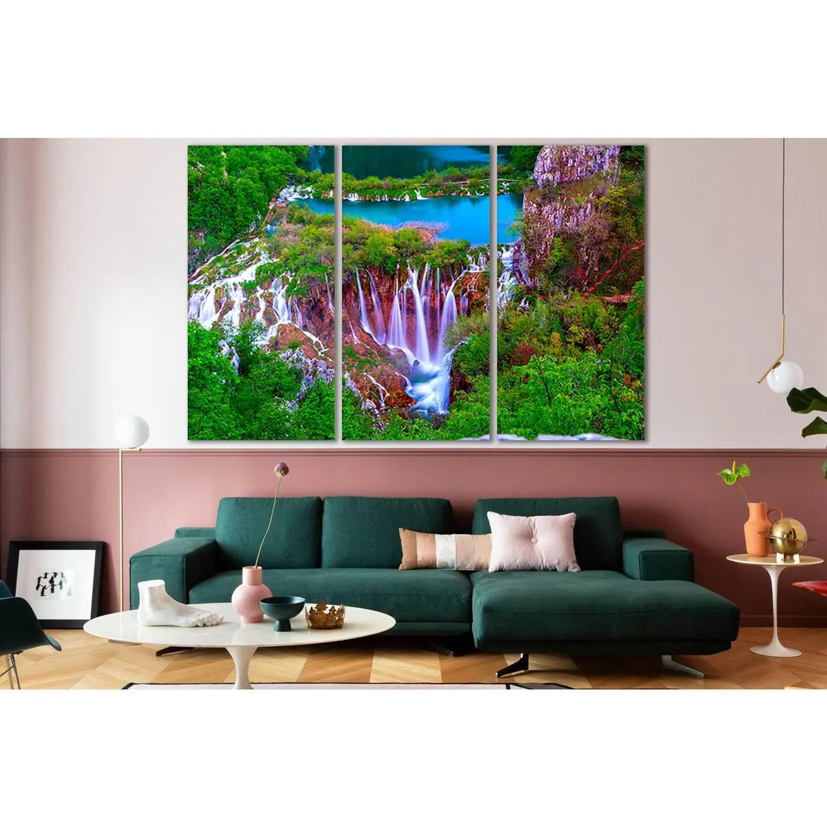 Waterfalls In Plitvice National Park Croatia №Sl479 Ready To Hang Canvas Print 5
