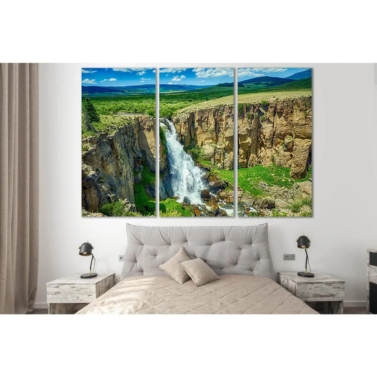 Waterfalls Landscape Colorado №Sl489 Ready To Hang Canvas Print 5