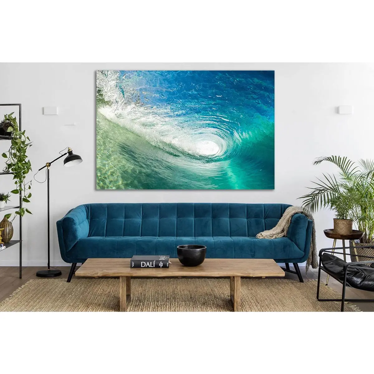 Wave Pitching And Creating A Tube №Sl188 Ready To Hang Canvas Print 1